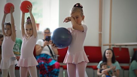 Ukázková hodina výuky baletu pro nejmenší děti