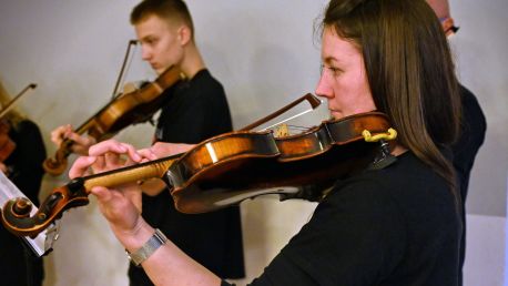 Vystoupení Komorních smyčců na Slezskoostravském hradě